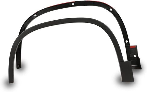 CROSSDESIGN Fender Flare، متوافق مع 2012-2017 Volkswagen Tiguan الأمامي الأيمن من البلاستيك الأسود in Kuwait