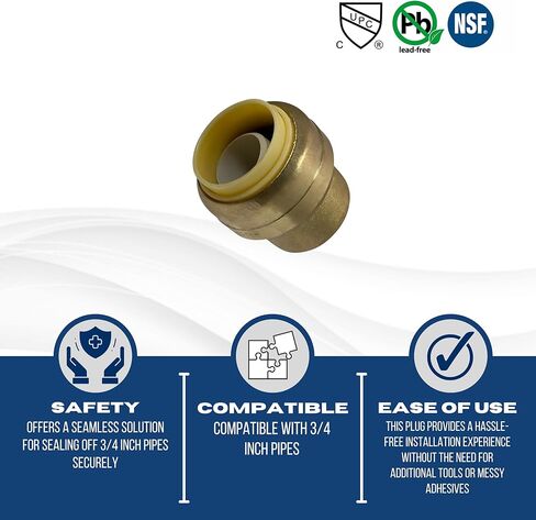 10 Pcs. XFITTING 3/4" Push Fit Cap in Kuwait