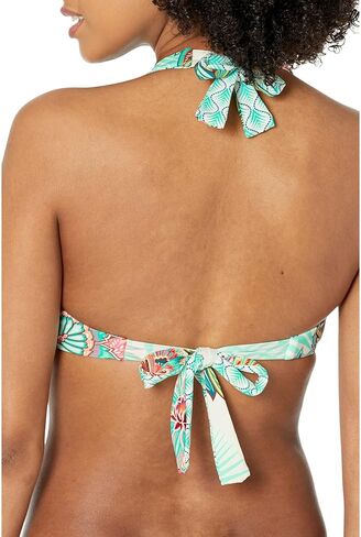 COCO REEF Tropical Lotus Twist Bikini Top Ivory 32/34DD in Kuwait