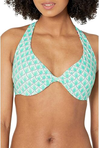 COCO REEF Tropical Lotus Twist Bikini Top Ivory 32/34DD in Kuwait
