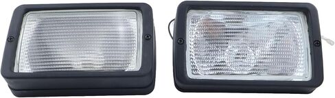 12V (LH+RH) Front & Rear Working Light Set w/Bulb 700/31800 Compatible with JCB Backhoe 3C 3CX 3D 3DX 214 215 216 1400B 1550B 1600B in Saudi Arabia