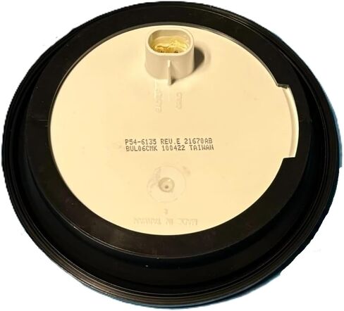 مصباح احتياطي LED مستدير من PETERBILT OEM، غطاء أسود مع عدسة شفافة، مجموعة مصابيح عكسية 6-LED، P54-6135 in Kuwait