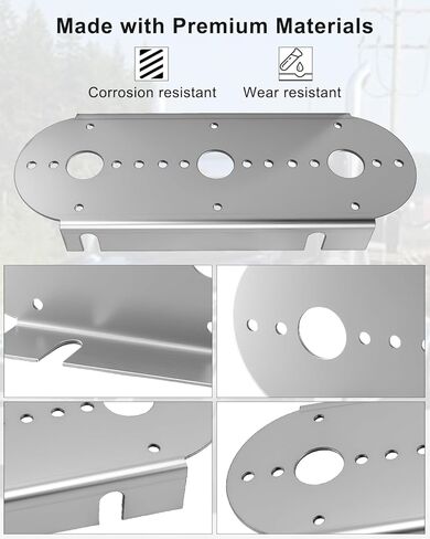 15" Stainless Steel Air Cleaner Front Light Brackets Kit Fit for Peterbilt 3, Watermelon Light Bracket Radius End in Saudi Arabia