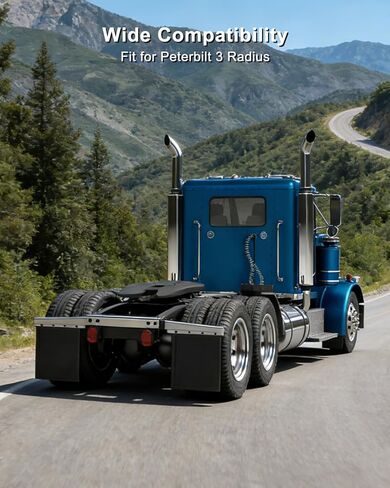 15" Stainless Steel Air Cleaner Front Light Brackets Kit Fit for Peterbilt 3, Watermelon Light Bracket Radius End in Saudi Arabia