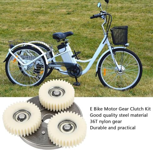 Qqmora Electric Cycle Motor Gear Clutch Kit 36T Planetary Nylon Gears Transmission 500W-750W Motor Accessories in Saudi Arabia