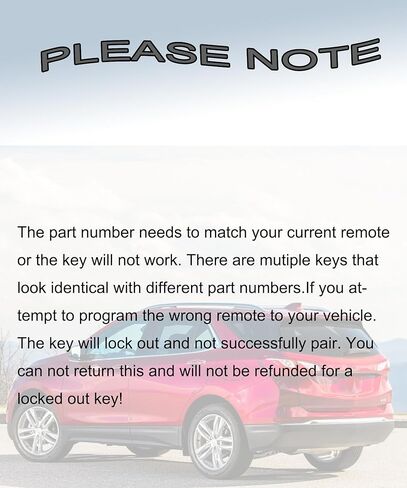 Smart Key Fob for Chevrolet Equinox 2018-2024, YIKEBALOG Keyless Entry Proximity Remote Control Key Fob Compatible with Chevrolet Equinox 2018-2024 HYQ4AA 13584498 13529650 in Saudi Arabia