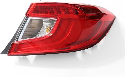 Tail Light Compatible With 2018 2019 2020 2021 2022 Honda Accord Sedan Outer Replace:33550TVAA01 (Right Passenger Side) in Saudi Arabia
