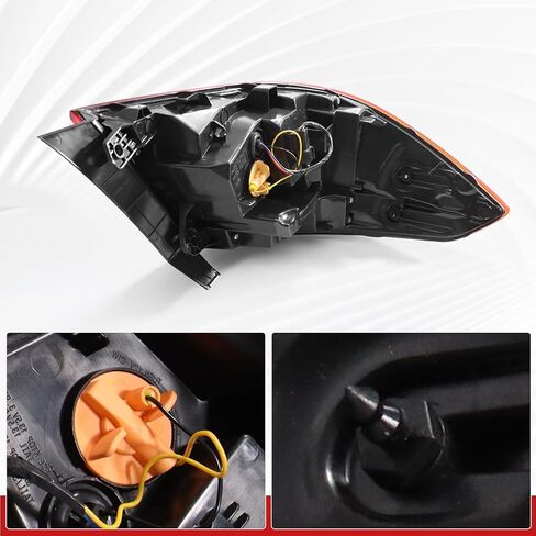 Tail Light Compatible With 2018 2019 2020 2021 2022 Honda Accord Sedan Outer Replace:33550TVAA01 (Right Passenger Side) in Saudi Arabia