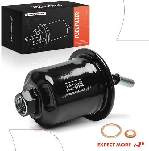 A-Premium Fuel Filter Compatible with Mitsubishi Montero Sport 1997-1999 2.4L, Montero Sport 1997-2003 3.0L, Montero Sport 1999-2004 3.5L in Saudi Arabia