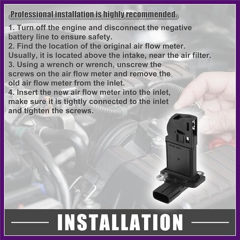 MAF Sensor No.22752508 MAF Mass Air Flow Sensor for Chevrolet Captiva 2.2 D 4WD 03/2011-2231 135 184 a 22 DMH SUV Plastic Black Premium Fit Design in Kuwait