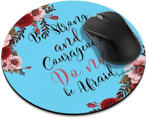 Non-Slip Round Mousepad, FINCIBO Christian Bible 1 Corinthians 16:14 Mouse Pad for Home, Office and Gaming Desk in Kuwait