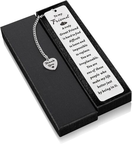 Ouligay أفضل صديق الهدايا المرجعية للنساء محبي الكتاب، علامة كتاب معدنية للقراءة، أفضل صديق هدية عيد ميلاد التخرج للنساء الصداقة لمسافات طويلة لأفضل صديق زميل العمل Bestie Bff Bookish in Kuwait