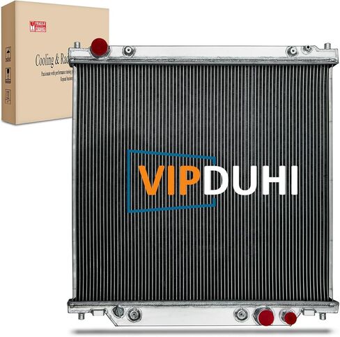 6.8L Radiator Compatible with 2000-2005 Ford Excursion 1999-2004 Ford F250 Power Stroke F350 F450 F550 Powerstroke Super Duty 7.3L 2001 2002 2003, 2 Row Aluminum Radiators in Saudi Arabia
