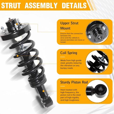 زوج خلفي دعامات كاملة مع مجموعة نوابض لولبية بديلة لفورد إكسبيديشن لينكولن نافيجيتور 2007-2012 ممتص الصدمات 171139 in Kuwait