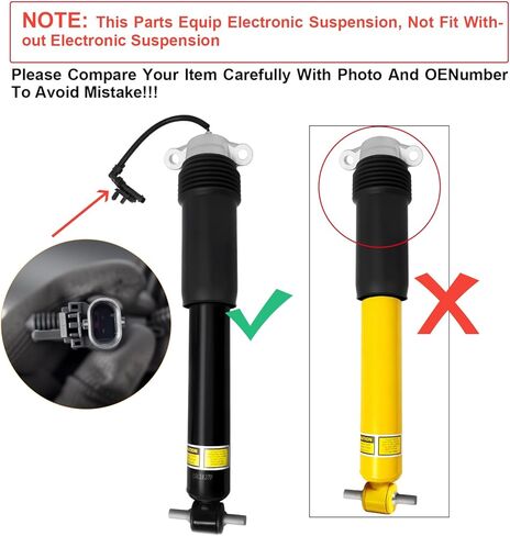 Pair Front Struts Assembly w/Electronic Suspension Compatible with Chevy Corvette C7 2014-2019 V8 6.2L Replaces 84235048, 23167235 in Saudi Arabia