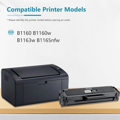 B1160 331-7335 Toner Cartridge (2 Pack, Black) Compatible 331-7335 YK1PM HF44N HF442 Toner Cartridge Replacement for Dell B1160 B1160w B1163w B1165nfw Printer in Saudi Arabia