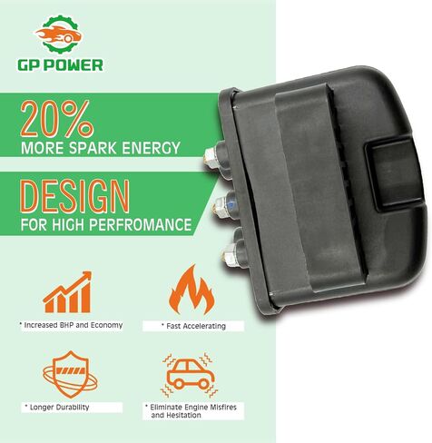1PC GP POWER 2.4 Ohms Single EFI Ignition Coil Pack 2102-0226 1212007 Compatible With Harley 1200 883 Electra Glide Low Rider FS FXR 2 3 4 Road Glide Night Rod Road King Screamin Eagle Fat Boy in Saudi Arabia