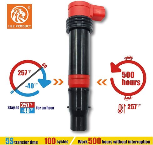 HIGH ENERGY IGNITION COIL F6T570 21171-1282 21171-0021 SET OF 1 COMPATIBLE WITH Kawasaki Ninja ZX-6R 2003-2018 ZX-6RR 2003-2006 in Saudi Arabia