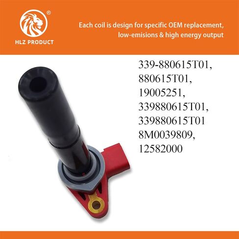 HLZPRODUCT Performance Ignition Coil Pack Set Of 1 Compatible With Mercury EFI 75 80 90 100 115 VERADO 135 150 175 200 225 250 275 300 350 400 Replacement for 8M0039809 339-880615T01 19005251 in Saudi Arabia