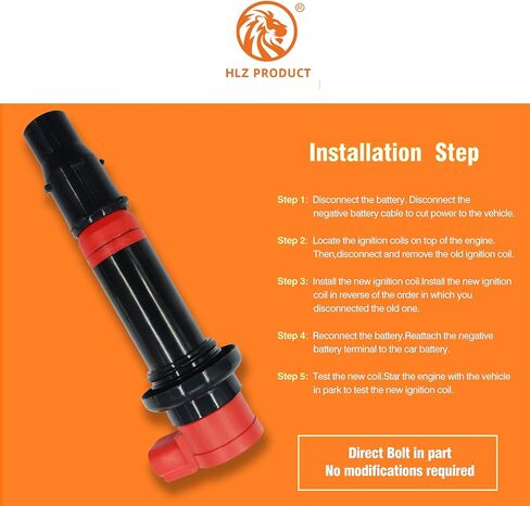 ملف إشعال عالي الطاقة F6T558 2C0823100000 4C8823100000 5PW8231000 مجموعة من 4 متوافقة مع Yamaha FZ1 FZS1 Vmax 1700 YZF-R1 YZF-R6 YZF-R6S MT-07 1WS R1 YZF-R1 محرك R6 RJ15 Bj FZ8 in Saudi Arabia