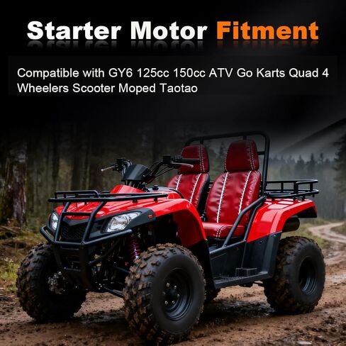 Starter Compatible with GY6 125cc 150cc Scooter Moped Go Karts Quad 4 Wheelers ATV Taotao in Saudi Arabia