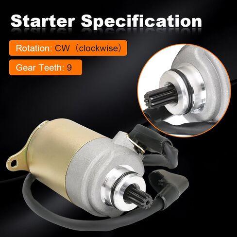 Starter Compatible with GY6 125cc 150cc Scooter Moped Go Karts Quad 4 Wheelers ATV Taotao in Saudi Arabia