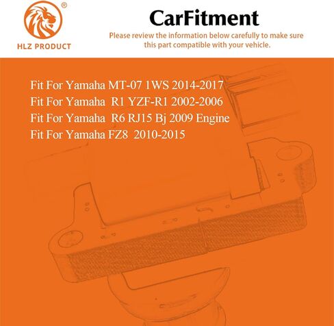 HIGH ENERGY IGNITION COIL F6T568 4C8823100000 SET OF 1 COMPATIBLE WITH Yamaha MT-07 1WS 2014-2017 R1 YZF-R1 2002-2006 R6 RJ15 Bj 2009 FZ8 2010-2015 in Saudi Arabia