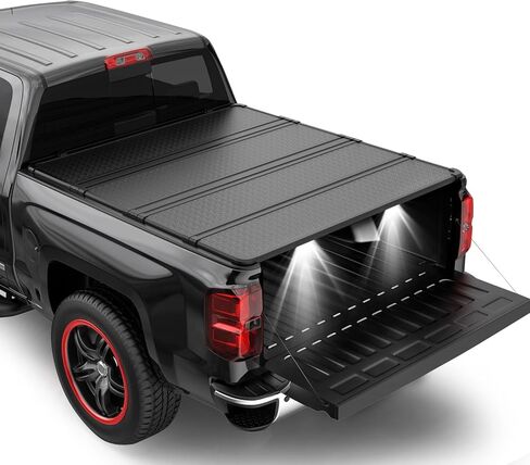 Hard 4-Fold Truck Bed Tonneau Cover Fits 2015-2026 Ford F-150 F150 Styleside 5.5FT (67INCH Quad Fold Aluminum Bed in Kuwait