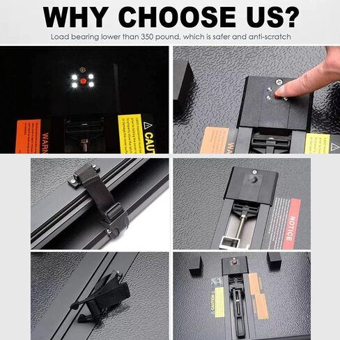 Hard 4-Fold Truck Bed Tonneau Cover Fits 2015-2026 Ford F-150 F150 Styleside 5.5FT (67INCH Quad Fold Aluminum Bed in Kuwait