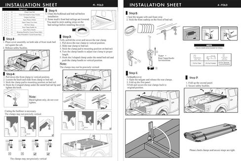 Hard 4-Fold Truck Bed Tonneau Cover Fits 2015-2026 Ford F-150 F150 Styleside 5.5FT (67INCH Quad Fold Aluminum Bed in Kuwait