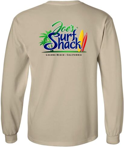 Joe's Surf Shack Original Logo Long Sleeve Cotton T-Shirts in Saudi Arabia