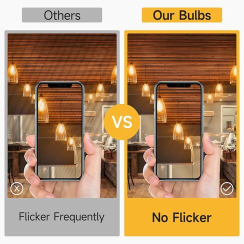 SHINESTAR 8-Pack G25 Globe Light Bulbs, Warm White 2700K, Dimmable, E26 LED Bulb 60 watt Equivalent, Vintage Light Bulbs for Vanity Mirror in Kuwait