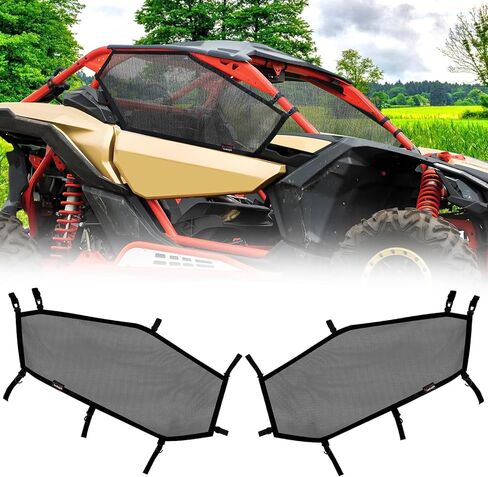 StarknightMT X3 Window Nets Maverick X3 Side Windows Compatible with 2017+ Maverick X3 & X3 Max Front Upper Door Windows in Saudi Arabia