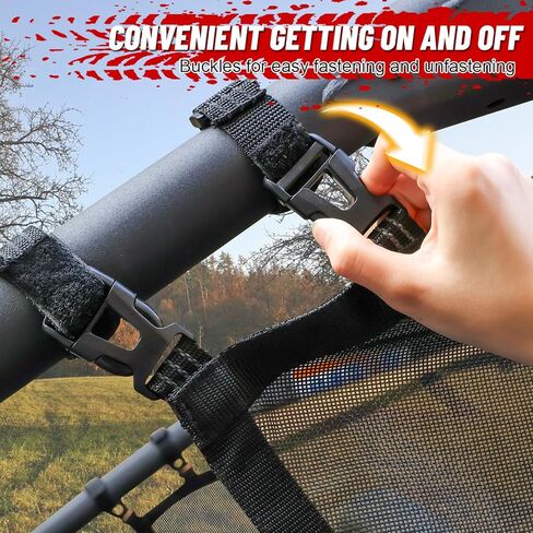 StarknightMT X3 Window Nets Maverick X3 Side Windows Compatible with 2017+ Maverick X3 & X3 Max Front Upper Door Windows in Saudi Arabia
