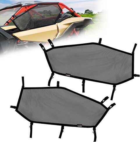 StarknightMT X3 Window Nets Maverick X3 Side Windows Compatible with 2017+ Maverick X3 & X3 Max Front Upper Door Windows in Saudi Arabia