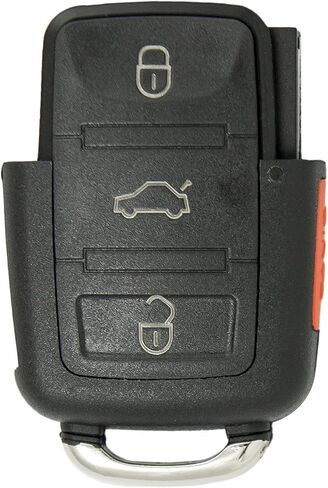 Keyless2Go Replacement for Shell Case Lower Part for Select Volkswagen Remotes w Square Buttons in Saudi Arabia
