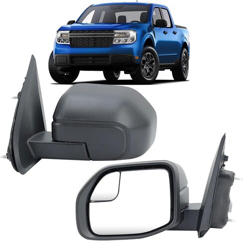 مرآة جانبية للركاب الأيمن لـ 2022 2023 2024 2025 Ford Maverick مجموعة مرآة جانبية ساخنة مع كشف البقع العمياء 7 دبابيس in Kuwait