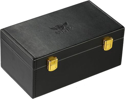 Premium Faraday Box with 2 Faraday Pouches for Car Keys - RFID Signal Blocking Box, Keyless Entry Key Fob Protector, Anti-Theft Signal Blocker for Car Security with PU Leather Design [Large Capacity] in Saudi Arabia