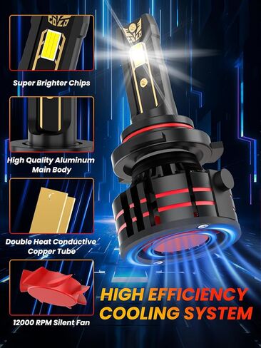 Upgraded Light Bulbs Kit Compatible For 2010-2025 Toyota 4Runner (SR5 / SR5 Premium) Model, 6000K White Plug-and-Play Super Bright Lights Bulbs - 6Pack in Kuwait