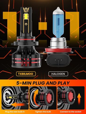 Upgraded Light Bulbs Kit Compatible For 2010-2025 Toyota 4Runner (SR5 / SR5 Premium) Model, 6000K White Plug-and-Play Super Bright Lights Bulbs - 6Pack in Kuwait