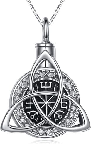 YAFEINI Celtic Urn Necklace for Ashes for Women Cremation Jewelry for Ashes Memory Jewelry for Women Men Unisex in Saudi Arabia