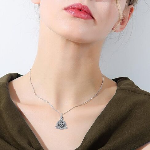 YAFEINI Celtic Urn Necklace for Ashes for Women Cremation Jewelry for Ashes Memory Jewelry for Women Men Unisex in Saudi Arabia