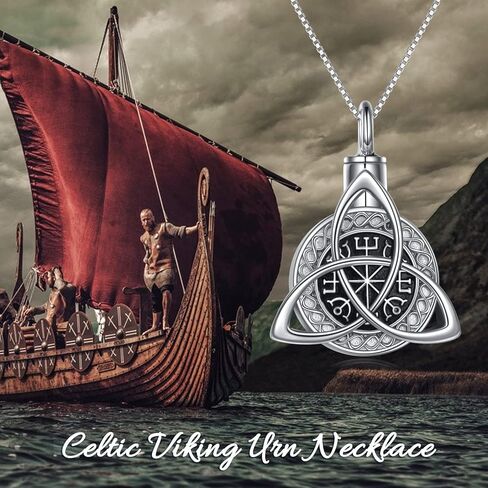 YAFEINI Celtic Urn Necklace for Ashes for Women Cremation Jewelry for Ashes Memory Jewelry for Women Men Unisex in Saudi Arabia
