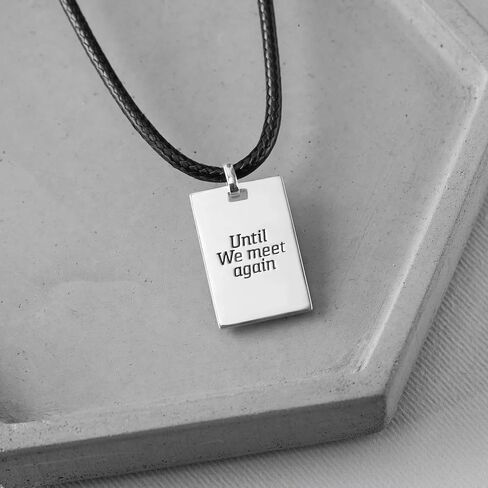 Fingerprint Necklace For Men, Thumbprint Jewelry For Men, Memorial Gift, Loss Of Dad Gift, Gift For Him, Necklace For Men in Saudi Arabia