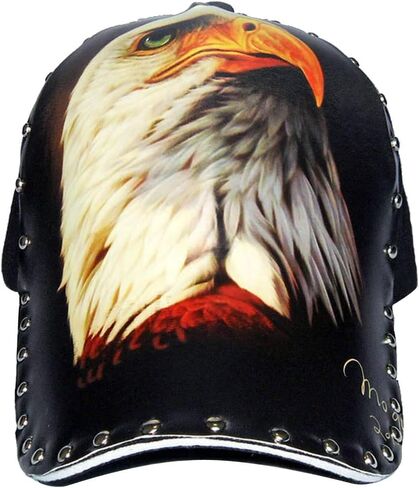 Unisex Printed Pattern Baseball Cap Cotton Rivet Personalized Fashion Hat in Saudi Arabia