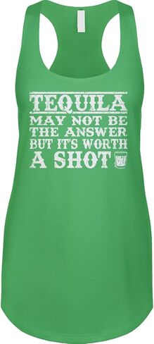 Tequila - Its Worth A Shot - Cinco De Mayo Ladies Tank in Saudi Arabia
