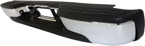 MBI AUTO - Steel Chrome, Rear Step Bumper Assembly Compatible with Stepside 1999-2004 Chevy Silverado & 1999-2005 GMC Sierra 1500, GM1103123 in Kuwait