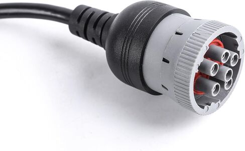 9pin J1939 Male and 6pin J1708 Male to OBD2 Female Port Splitter Y Cable (1) in Kuwait