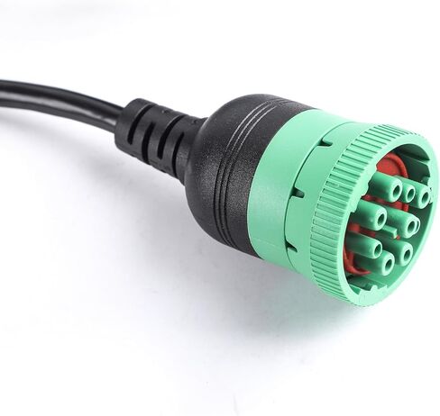 9pin J1939 Male and 6pin J1708 Male to OBD2 Female Port Splitter Y Cable (1) in Kuwait