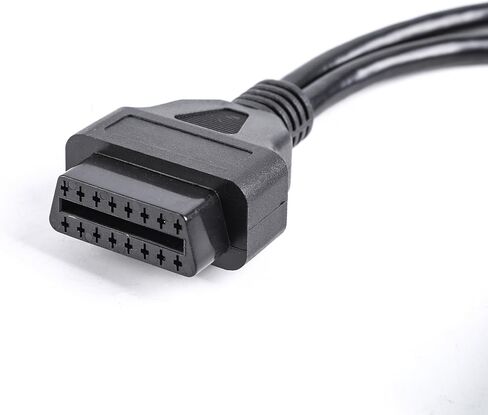 9pin J1939 Male and 6pin J1708 Male to OBD2 Female Port Splitter Y Cable (1) in Kuwait